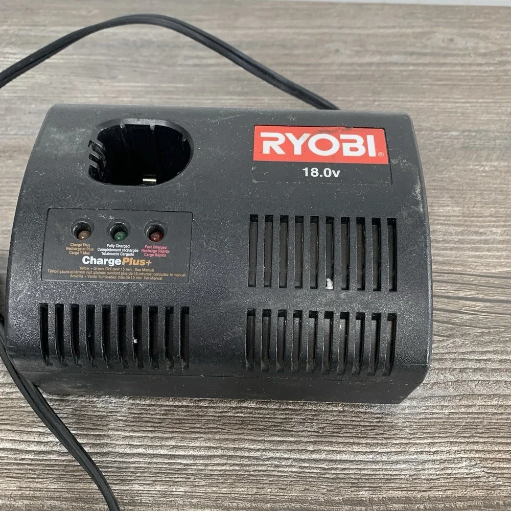 Ryobi 18V ChargePlus+ P110 Class 2 NiCd Battery Charger Only Tested Works **READ